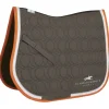 schockemohle Tapis De Selle De Saut D'Obstacle Air Cool Sl Ii Grey Melange/Orange Sale