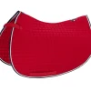 eskadron Tapis De Selle De Saut D'Obstacle Coton Contraste Chili Pepper Red Clearance