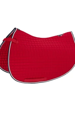 eskadron Tapis De Selle De Saut D'Obstacle Coton Contraste Chili Pepper Red Clearance