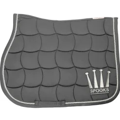 spooks Tapis De Selle Deco Couronne Grey/Silver New