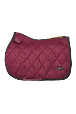 backontrack Tapis De Selle D'Obstacle Back On Track Flux D'Air Wine Red Clearance
