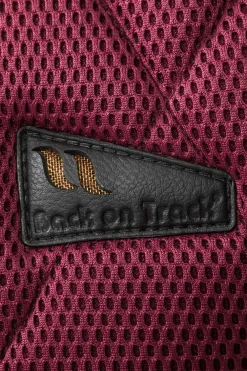 backontrack Tapis De Selle D'Obstacle Back On Track Flux D'Air Wine Red Clearance