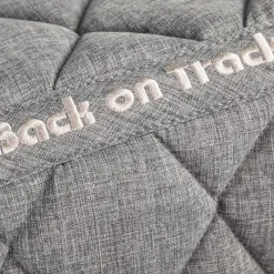 backontrack Tapis De Selle D'Obstacle Back On Track Collection Haze Grey Best