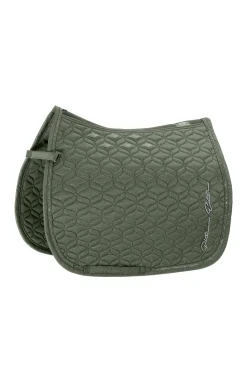 eskadron Tapis De Selle Dressage Platinum 22 Paillettes Apple Green Sale