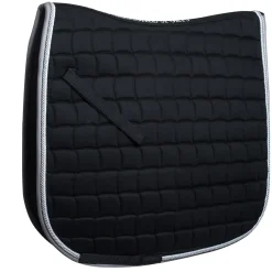 schockemohle Tapis De Selle Dressage Dynamite D, Tapis De Selle Au Look Tres Sportif Black/Silver Clearance
