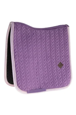 kentucky Tapis De Selle Dressage Velvet Contrast Horsewear Royal Purple Outlet