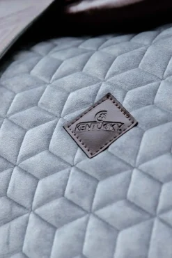 kentucky Tapis De Selle Jumping Horsewear Basic Velvet Grey Sale