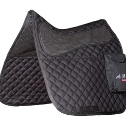 karlslund Tapis De Selle Avec Poche, Coton Black Outlet
