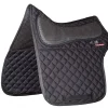 karlslund Tapis De Selle Ajustable, Coton Black Outlet