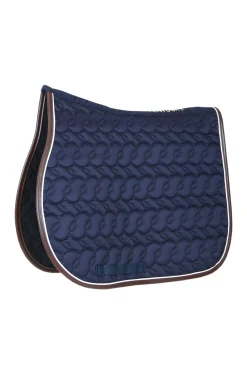 kentucky Tapis De Selle Horsewear, Pas De Logo Dark Blue/White/Brown Sale