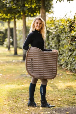 bvertigo Tapis De Selle Mixte B Vertigo Quinn Shiitake Beige Discount