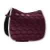 eskadron Tapis De Selle Mixte Brillant Vague Contraste Burgundy Dark Red