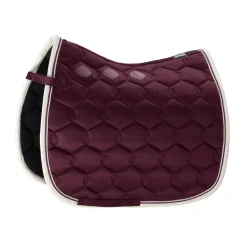 eskadron Tapis De Selle Mixte Brillant Vague Contraste Burgundy Dark Red