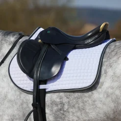 horze Tapis De Selle Mixte Adepto Blanc New
