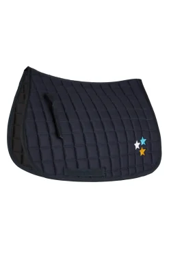 horze Tapis De Selle Mixte Alex, Poney Dark Navy Outlet