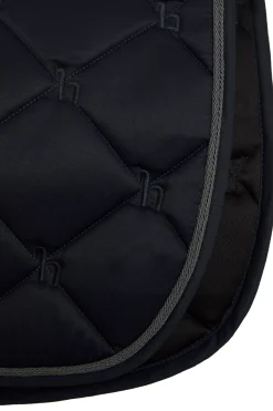 horze Tapis De Selle Mixte Ghent Avec Fausse Fourrure Dark Navy