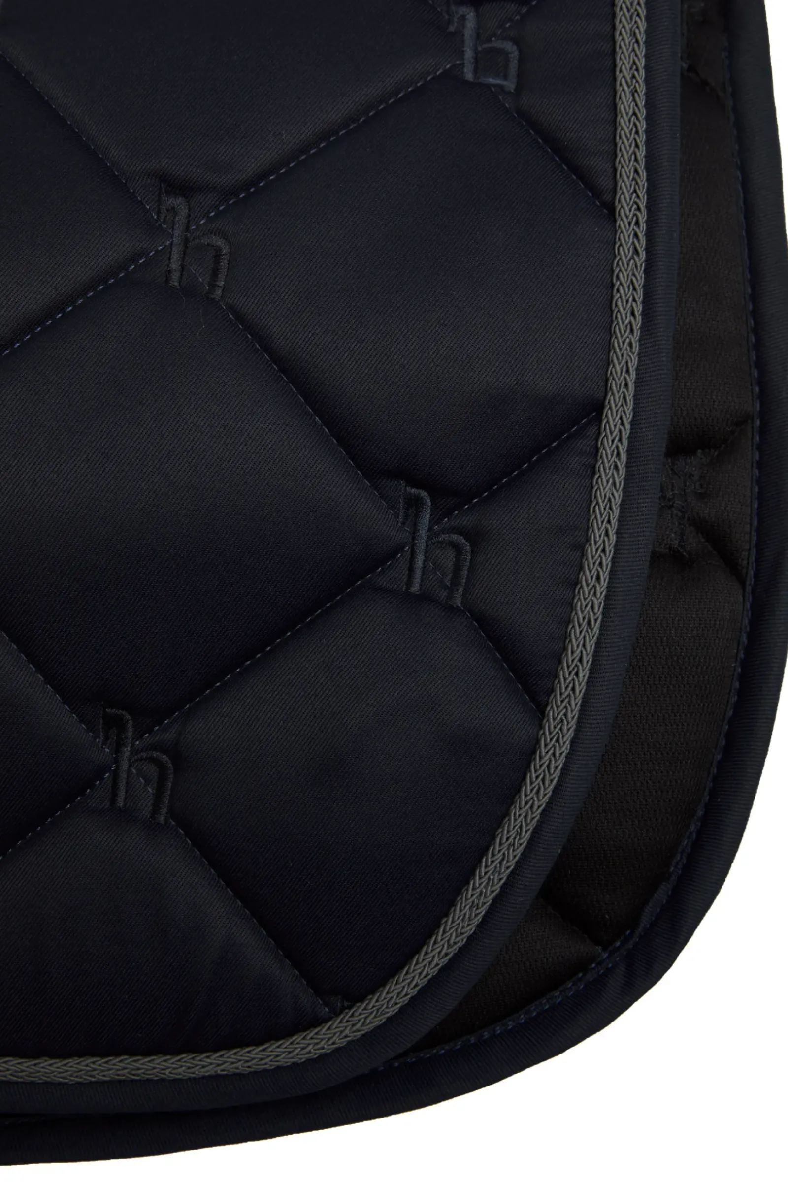 horze Tapis De Selle Mixte Ghent Avec Fausse Fourrure Dark Navy