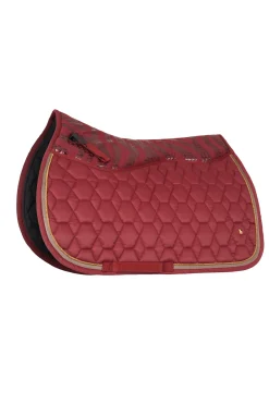 horze Tapis De Selle Mixte Kenya Rhubarb Dark Red Sale