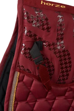 horze Tapis De Selle Mixte Kenya Rhubarb Dark Red Sale