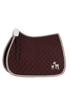 horze Tapis De Selle Poney Monster Avec Broderie Fig Clearance