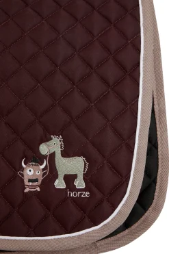 horze Tapis De Selle Poney Monster Avec Broderie Fig Clearance