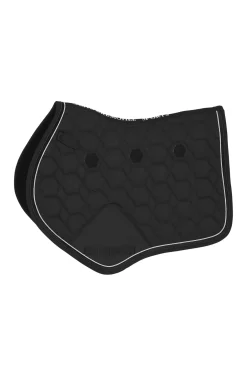 schockemohle Tapis De Selle Saut D'Obstacle Power, Laniere Courte Black Best