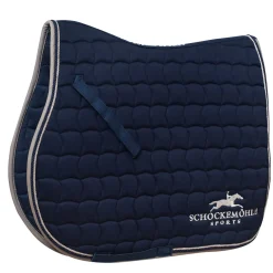 schockemohle Tapis De Selle Saut Schockmohle Dynamite Sl Avec Logo Navy/Stone Grey Discount