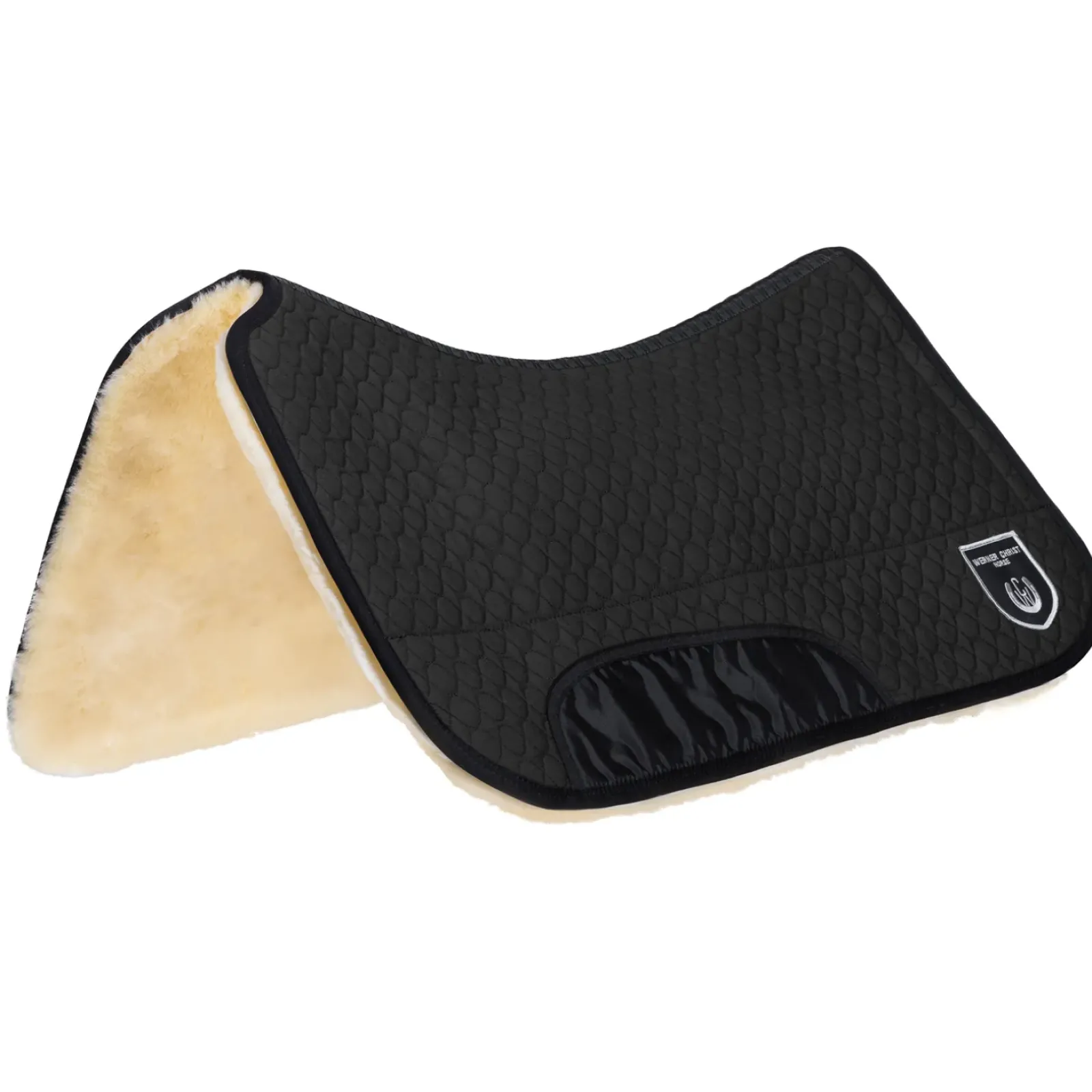 christ Tapis De Selle Western , Epaisseur 20 Mm, 80Cm Black/Natural Clearance