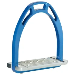 horze Étriers Aluminium Silver/Blue New