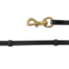waldhausen Island Rênes Avec Mousqueton Black/Brass Best