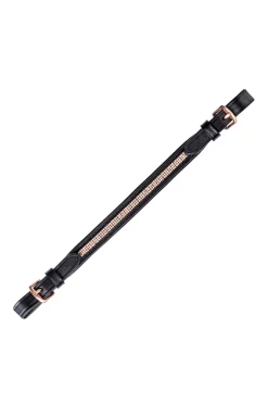waldhausen Poignee De Maintien De Selle Decoree D'Une Chainette Strass Black/Rose Gold New