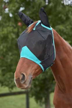 weatherbeeta Comfitec Deluxe Fine Mesh Mask With Ears Bl/Vect Clearance